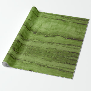 Green abstract Granite   stone marble pattern Wrapping Paper