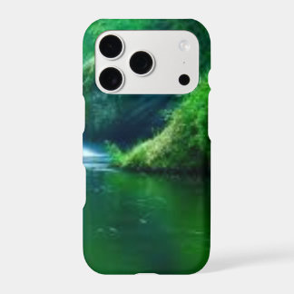 Green Abstract Moss Texture iPhone Case