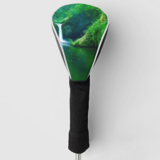 Green Abstract Moss Texture iPhone Case Golf Head Cover