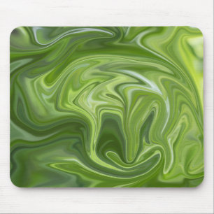 Green abstract mousepad