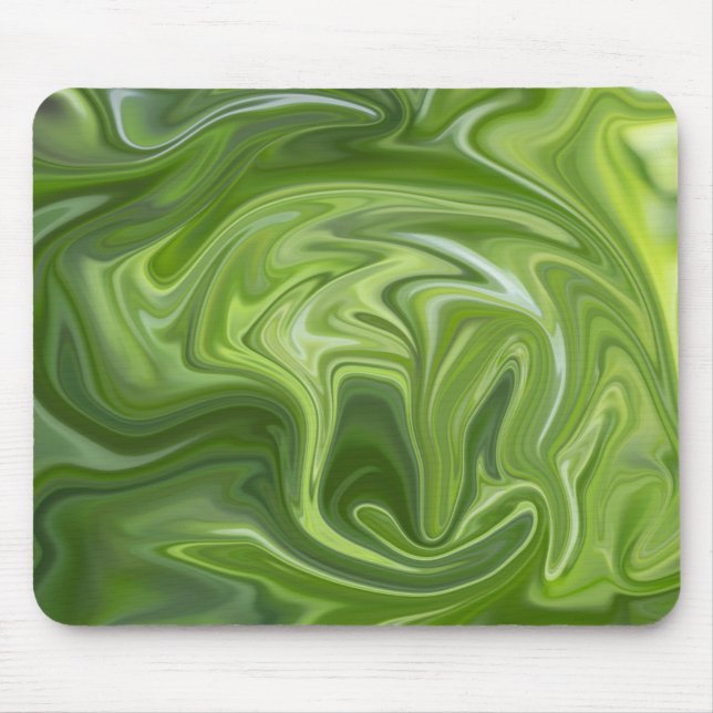 Green abstract mousepad (Front)