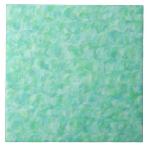 Green Abstract Pattern Ceramic Tile