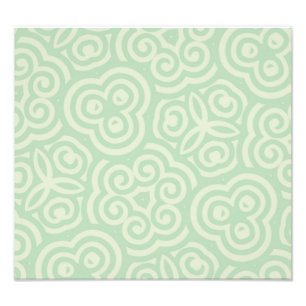 Green  Abstract Pattern Photo Print