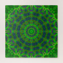 Green Abstract Puzzle