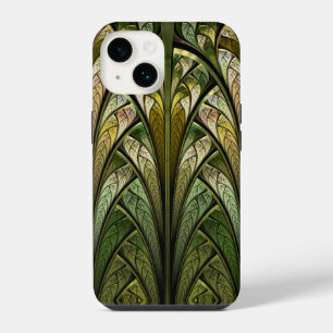 Green Abstract Stained Glass West Wind iPhone Case