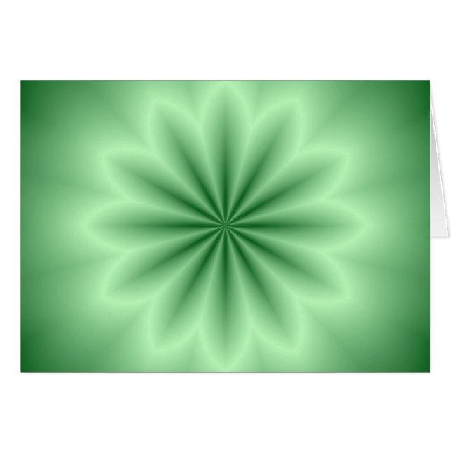Green Abstract Star (Front Horizontal)