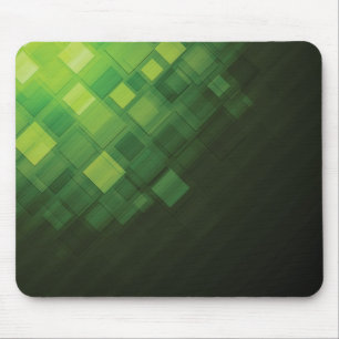 Green abstract technology design mouse pad