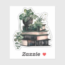 Green academia books and plants