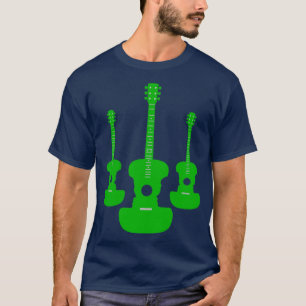 Green Acoustic Guitar T-Shirt