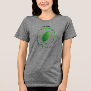 "Green Actions, Greater Tomorrows" motivational Tri-Blend Shirt
