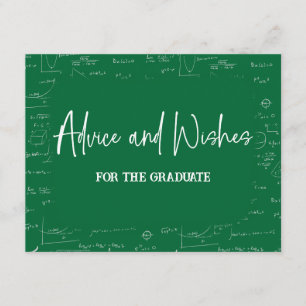 Green Advice and Wishes for the Graduate  Enclosure Card
