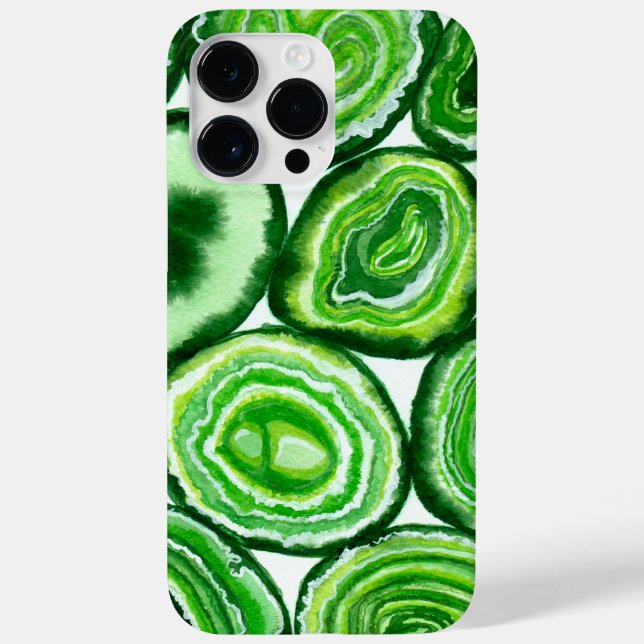 Green agate pattern Case-Mate iPhone case (Back)