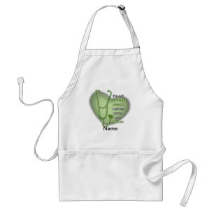 Green Air Force Nurse  apron