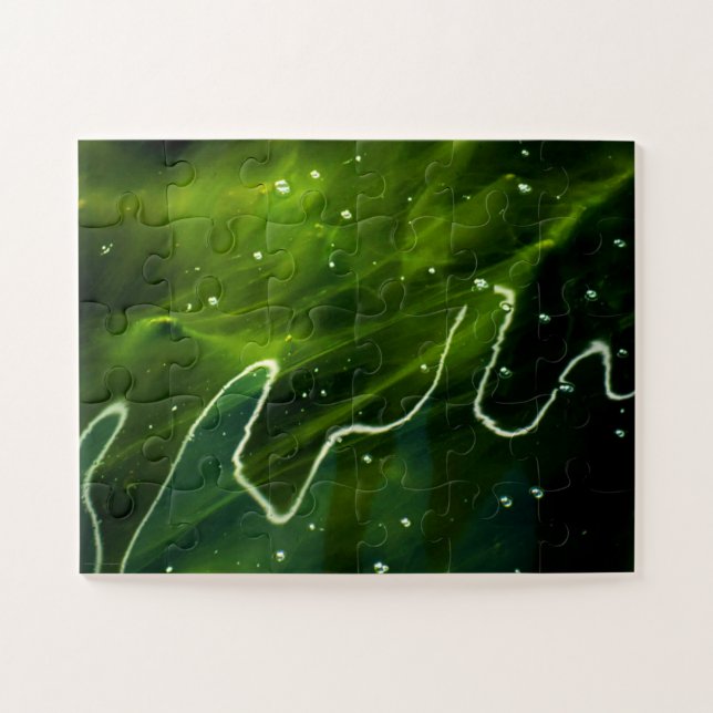 Green Algae and Water 11x14 30pc jpcna Jigsaw Puzzle (Horizontal)