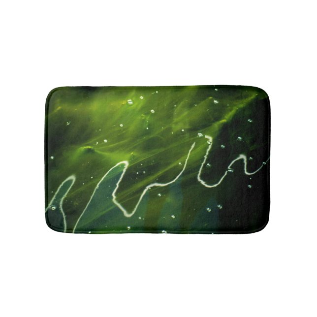 Green Algae and Water bmm Bath Mat (Front)
