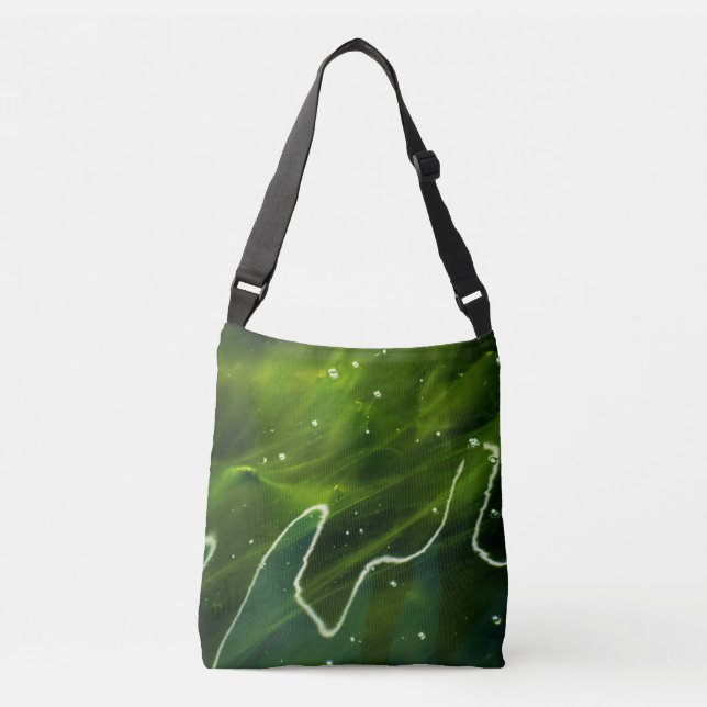 Green Algae and Water cbbcna Crossbody Bag (Front)