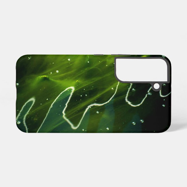 Green Algae and Water sgcna Samsung Galaxy S22 Case (Back Horizontal)