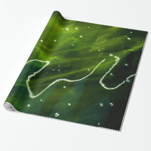 Green Algae and Water wpcn Wrapping Paper