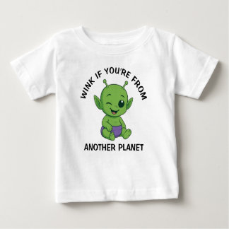 Green Alien Baby T-Shirt