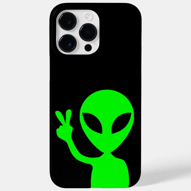 Green Alien Case-Mate iPhone Case (Back)