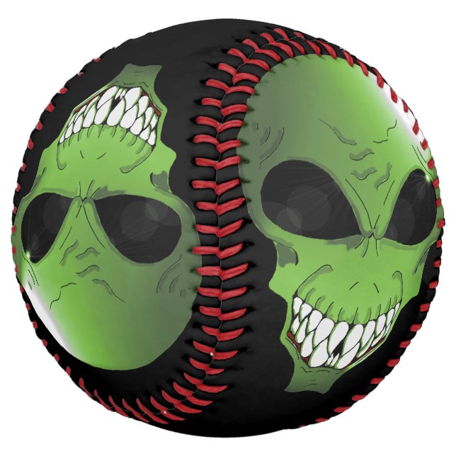 Green alien Softball (Angled)