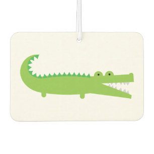Green Alligator Car Air Freshener
