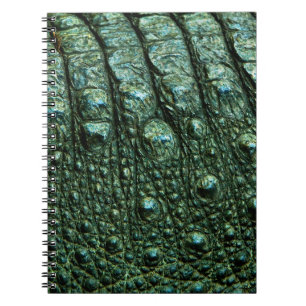 Green Alligator Skin Texture Notebook