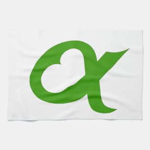 Green Alpheart Tea Towel