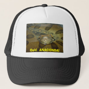 Green Anaconda, Ooh!  ANACONDA! Big snake Trucker Hat
