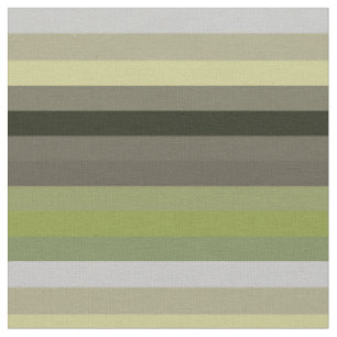 green and beige stripes fabric