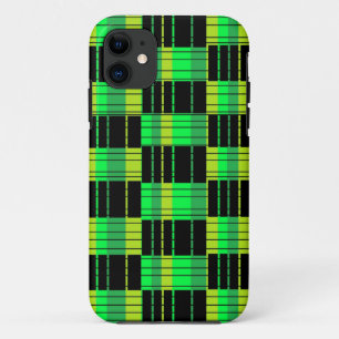 Green and Black Cell Phone Case Bright Phone Case