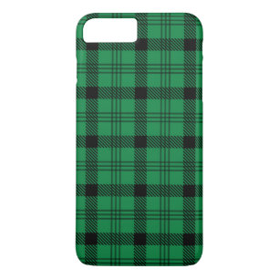 Green and Black Cosy Plaids iPhone 8 Plus/7 Plus Case
