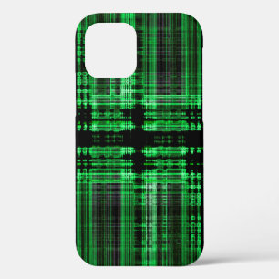 Green and black matrix pattern Case-Mate iPhone ca 12 Case