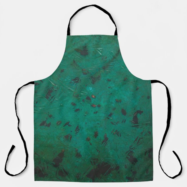 Green and black paint apron (Front)