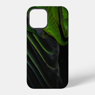 Green and black plaid textile iPhone 12 case