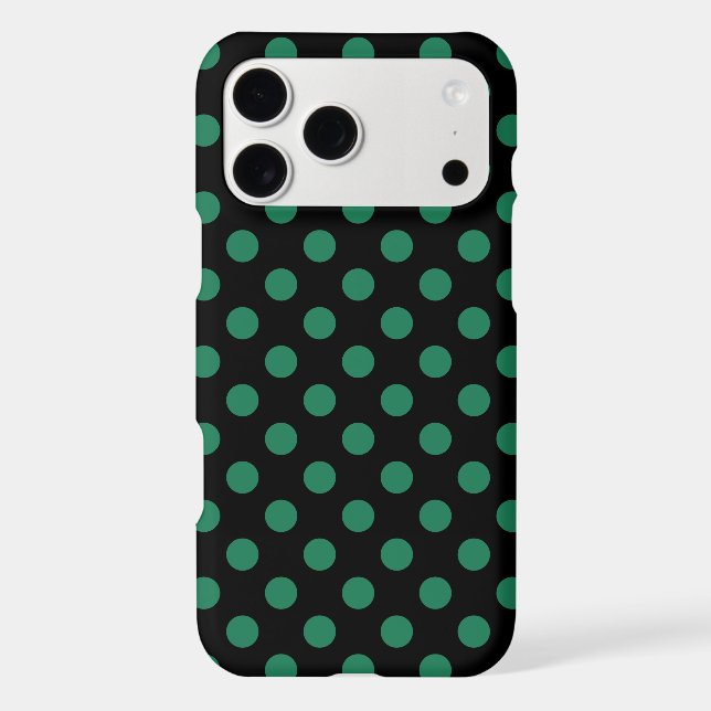 Green and black polka dots (Back)