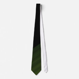 green and black tie
