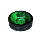 Green and Black Yin Yang Tree