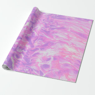 GREEN AND BLUE ABSTRACT PAINTING WRAPPING PAPER