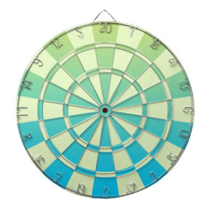Green And Blue Dartboard