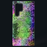 Green And Blue Disco Glitter & Sparkles Print Samsung Galaxy Case<br><div class="desc">Image of a colourful disco glitter and diamond studs.</div>