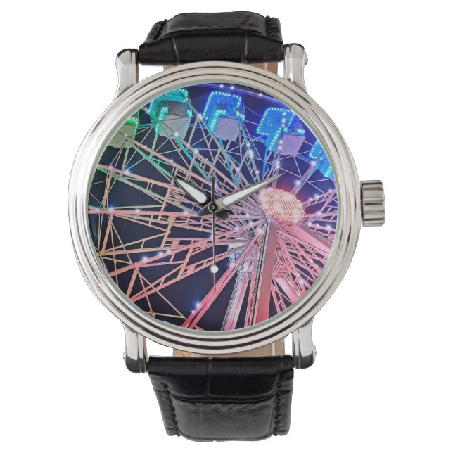 Green and blue Ferris wheel Watch (Front)