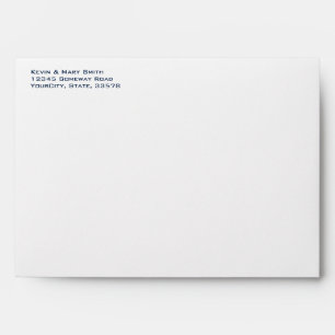 Green and Blue Floral Envelope