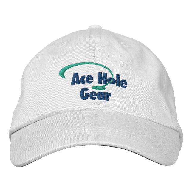 Green and Blue Logo Embroidered Hat (Front)