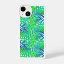 Green and blue phone case