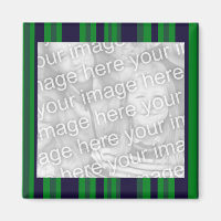 Green and blue photo frame