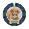 Green and Blue Tartan Plaid Custom Dog Photo