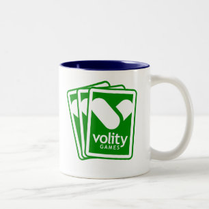 Green and Blue two-tone mug