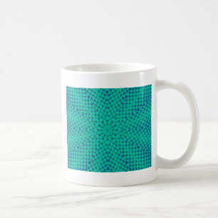 Green and Blue Waves Coffee Mug