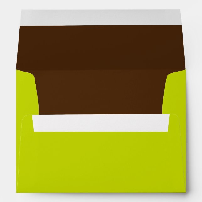 Green and Brown Lined Envelopes (Back (Bottom))